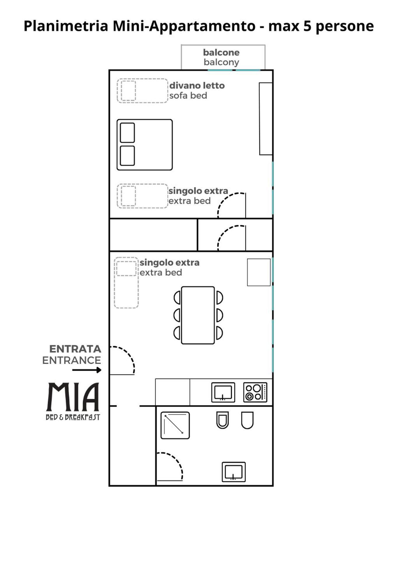 B&B Mia - Only Self Check-In 特伦托 外观 照片